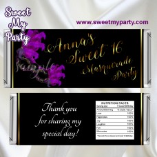 Sweet 16 Masquerade Bal candy bar wrappers,Quinceanera Masquerade Party candy bar wrappers,(010swee) Sweet 16 Masquerade Bal candy bar wrappers,Quinceanera Masquerade Party candy bar wrappers,(010swee)